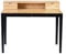 M2 Kollektion Frederick Schreibtisch, Holz, braun, schwarz, B/H/T = 110x75/91x60cm