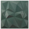 Art3d Texturen 3D-Wandpaneele PVC Armeegrün Diamant-Design für Innenwanddekoration 12 Stück 3 m²