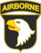 U24 Aufkleber U.S. Army 101st Airborne Division 9 x 12 cm Autoaufkleber Sticker Konturschnitt