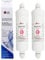 LG ADQ73693901 Replacement Refrigerator 'Push Fit Fitting' Fridge Water Filter Cartridge (2 Pack)