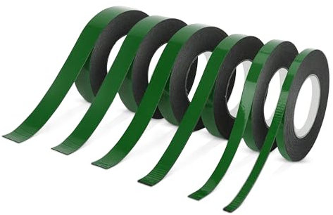 Abacus Range Black Double Sided Foam Tape Heavy Duty Strong Adhesive Sticky Mounting Tape Waterproof For Cars Trims Number Plate Sticky Pads - 12mm x 10m - 1 Roll