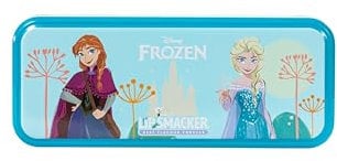 Lip Smacker Frozen Artisan Picknick Beautydose, Frozen Schminkset für Kinder mit 3 Ebenen, Inklusive Lipgloss, Lidschatten, Schminkapplikatoren und Haarzubehör