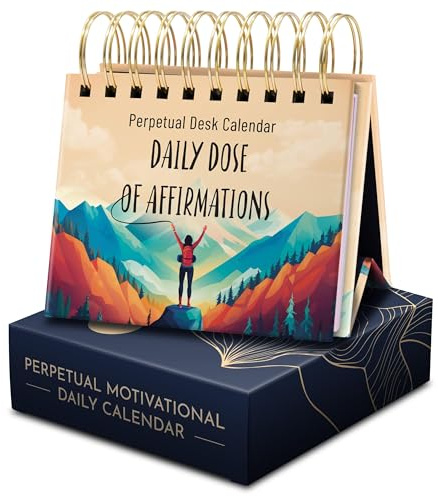 RYVE Täglicher Affirmationskalender - Motivierender Schreibtischkalender mit täglichen Affirmationen für Frauen, positive, motivierende und inspirierende Geschenke, Bürogeschenke für Frauen