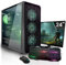 SYSTEMTREFF Gaming Komplett PC Set Intel Core i5-14400F 10x4.7GHz | Nvidia RTX 5060 8GB | 1TB M.2 NVMe | 32GB DDR4 RAM | WLAN Desktop Paket Computer für Gamer, Gaming