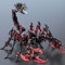 Metalkitor Skorpion 3D-Metall-Puzzle-Kits für Erwachsene und Jugendliche – 454 Teile – Mechanische Montage Modelle – 4 Stunden zum Bauen Dekorationen (Rot und Schwarz)