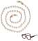 YJFY Brillenkette Damen Brillen Ketten Perlen Glasses Chain Women Kettenbrille Sonnenbrille Kette Verhindert das Abrutschen der Brille Kann für dekorative Brillen, Sonnenbrillen (Gold)