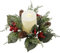 Wiederverwendbarer und exquisiter Kerzenring, Kerzenring-Kränze, Kerzenhalter, Weihnachtskranz, Kerzengirlande, Herzstück, Adventskranz, Ornament für Kamin, Etag