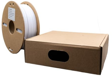 Filamento PLA Bianco 1,75 mm per Stampa 3D, 1 kg, Bobina in Cartone