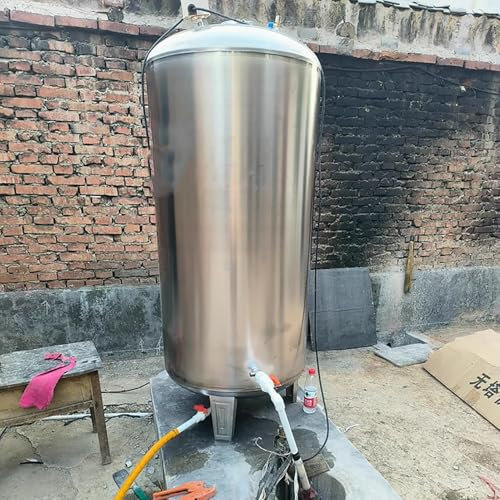 Surpresseur Réservoir de Pression de Pompe de Puits avec Kit D'installation, Réservoir de Stockage D'eau de Puits en Ciment pour Pré-charge, Surpresseur D'urgence du Système D'eau(45x95cm (100L/26 gal