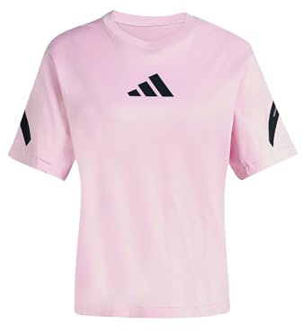 adidas Women's T-Shirt Z.N.E., True Pink, L