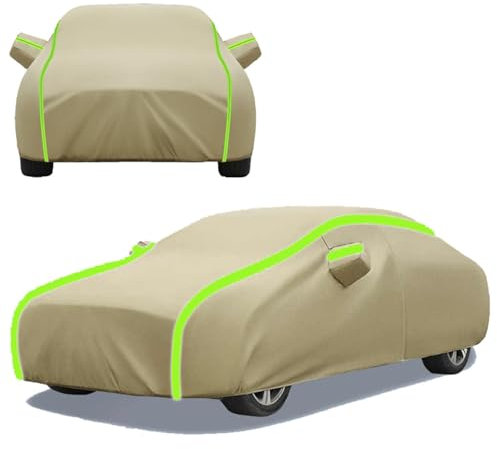 Autoplane Wasserdicht für 𝖡𝖬𝖶 1er 118i Oxford-Stoff Autoabdeckung mit Nacht Reflexionsstreifen Winter Sommer Auto Abdeckplane Allwetter Sonne Regen UV-Staub