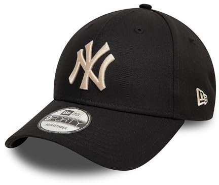 New Era New York Yankees Berretto per Tifosi Logo NY 940 Cappellino Regolabile Estate Nero