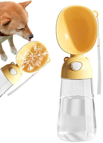 Bouteille d'eau portable pour chien, bouteille d'eau portable pour chiens - Distributeur d'eau amovible de grande capacité pour chien - Bouteille de boisson Portable pour le Camping, bouteille d'eau d
