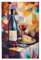 Liorosa Elegant Wine & Cheese Still Life 1000 Piece Puzzles For Adults, Rich Colors Contrast Wooden Puzzle, Challenging Art For Relaxation & Home Decor,Exercise Hands-On Skills And Thinking
