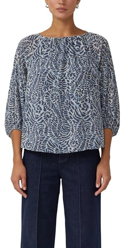 s.Oliver Chiffon-Bluse im Relaxed Fit mit Raglanärmeln