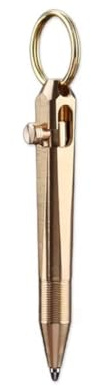 Pinafresa Büro Schreibwaren Messing Quick Release Schreiben Stift Keychain Business Unterschrift Kugelschreiber Student Messing