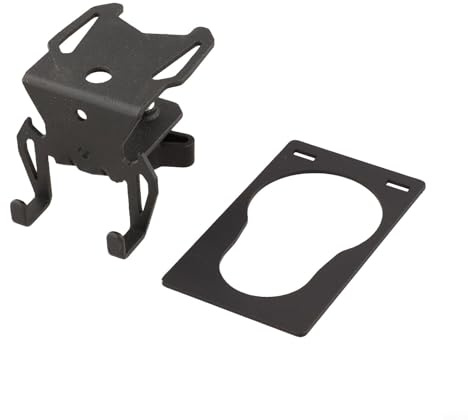 Camping Gas Cartridge Holder, Iron Bottle Hanger with Hook and Opener, Space Saving Clamp for Tables up to 2.5cm, Portable Outdoor Accessory(hook + board)