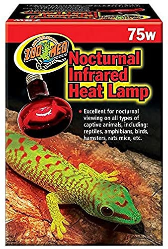 Zoo Med RS-250E Nocturnal Infrared Heat Lamp 250W Infrarotstrahler, Wärmequelle und Beleuchtung für Terrarien
