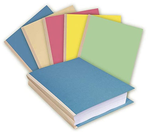 EXACOMPTA Paquet de 25 chemises à soufflet, carte 320g recyclée à 100% coloris assortis