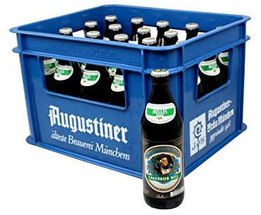 Augustiner Helles Vollbier (20 x 0.5 l), inkl. 1,60 € Pfand, MEHRWEG