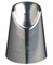 KitchenCraft Sweetly Does it Large Piping Nozzle, Ruffle Tip, Stainless Steel, 25 mm, Silver