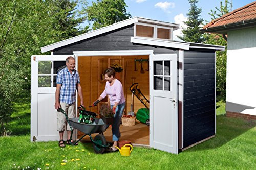weka Gartenhaus 226 Gr.3, anthrazit, 21 mm