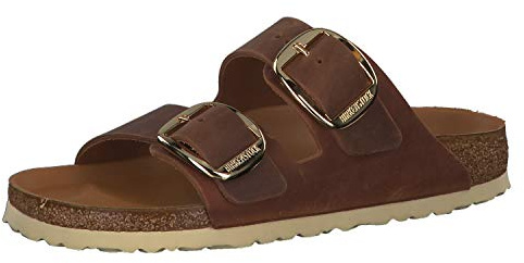 Birkenstock Arizona Mules/Clogs Boys Navy Mules Shoes, Bronze, 5 UK