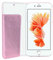 Phonix IP6SBCO Eco Leather Book Case Glitter for Apple iPhone 6S/6 Rose Gold