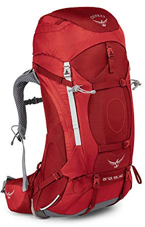 Osprey Ariel AG 55 Trekkingrucksack für Frauen - Picante Red (WS)