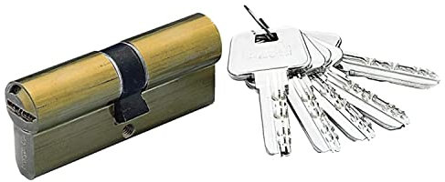 Yale YL63030LT Cilindro Yl6, Latón, 30x30 mm