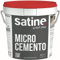 Microcemento Monocomponente acabado rústico SATINE® | 20KG para 50m2 | grano grueso | en polvo mezcla con agua | uso exterior e interior | suelos, paredes, fachadas, mobiliario
