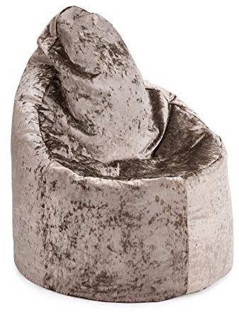 Hippo Sitzsack Stuhl | Jumbo Cord ' Das Nashorn ' | Gaming Liege Innen Leben Zimmer | Ergonomisch Design für Stunden der Entspannung (Truffle)
