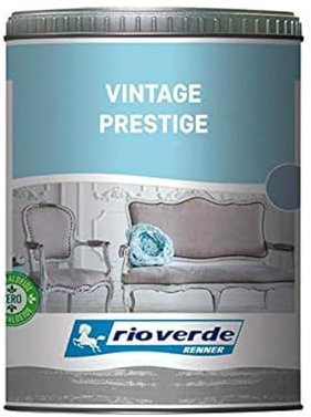 Rio verde Renner Vintage Prestige 0,5 l pintura extra opaca lavable para interiores y exteriores (Amarena)