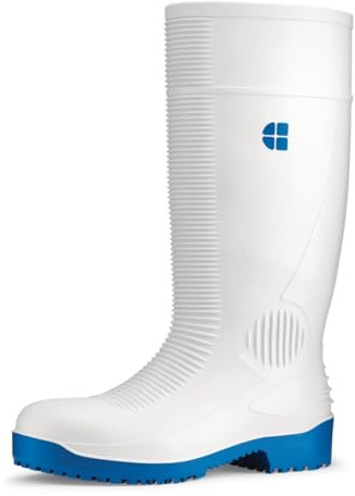 Shoes for Crews Bastion – Waterproof PVC Safety Rubber Boot, S4, Padded Insoles, Slip-Resistant, Breathable, 15.75 inches high – for Women and Men