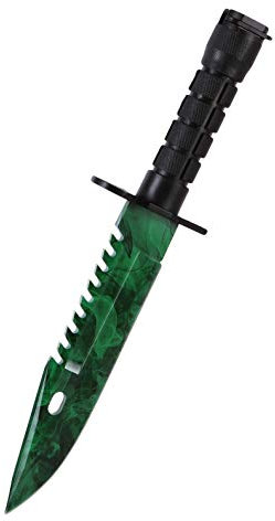 ARIKnives CSGO Bajonett Knife - Gamma Doppler - Trainer CSGO Knife Skin Counter-Strike Trainingsmesser Übungsmesser Jagdmesser Bayonet - Bundle