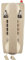 Sangyn Retro Wandtelefon mit Metallklingel – Vintage Telefon schnurgebunden, analog, mit Lautstärkeregler – Ideal für Zuhause, Küche, Hotel, Büro, Beige