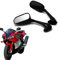 Motorrad Seitenspiegel Sportwagen Rückspiegel für Yamaha YZF R1 1998-2001 R6 1999-2005 R6S 2006-2008