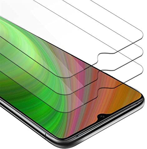 Cadorabo 3X Panzer Schutz Glas für OnePlus 7T - 3 Stück Schutzfolie in Ultra-Klar Hüllen freundlich - Gehärtetes (Tempered) Glas Dipslayschutz Folie in 9H Härte Anti Kratzer