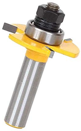 Inzopo 1Pieces Biscuit Joint Slot Cutter Jointing/Slotting Router Bit 1/2'' Shank