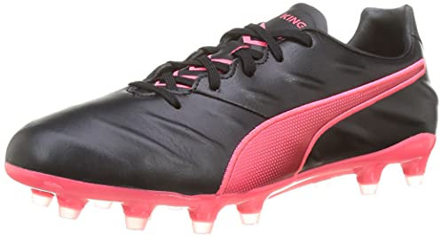 PUMA Unisex King Pro 21 FG Leichtathletik-Schuh, Black-Sunblaze, 36 EU