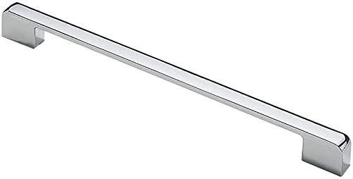TOP-VIGOR Kitchen Cabinet Door Handle Polished Chrome T Bar Furniture Cupboard Handles Hole Center 224mm