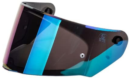 Viviance Motorrad-Integralhelm-Visier Motocross-Helm-Visier-Schild-Brillenglas kompatibel mit FF800 FF320 FF328 FF353 - Bunt