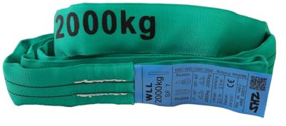 SHZ Round Sling 2m, max. Load 2000KG nach EN 1492-2 SF7 green - Sicherheitsgurt