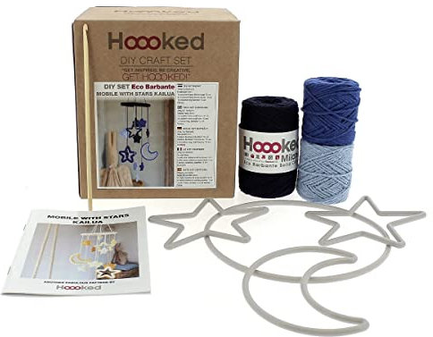 DIY Häkelset Mobile mit Sternen Kailua Marina