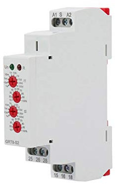 Jadeshay Temporizador de Ciclo, Temporizador de Ciclo Asimétrico GRT8-S2 Mini Temporizador de Ciclo Asimétrico ON/OFF Relé de Tiempo de Ciclo Repetido, AC/DC 12-240V