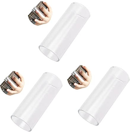 MILISTEN 3 Piezas De Slide De Guitarra Estándar De Tamaño Con Cuello De Botella Tratado Térmicamente Para Su Uso