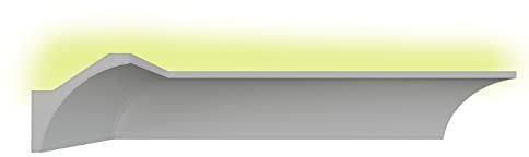 Stuck Dekorbau 30 Meter Indirekte Beleuchtung LED Lichtprofile Wand Stuckleiste Profil BL07