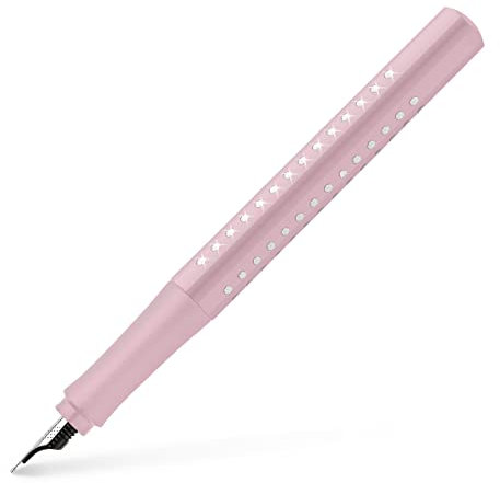 FABER-CASTELL 140878 - Füller Sparkle, Federbreite F, Rose, 1 Stück