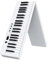 88 Key Digital Piano Keyboard, Full-size Folding Bluetooth Portable Electric Piano with1750mAh Battery/Sustain Pedal and Piano Bag/USB/MIDI Controller, for Beginner Kids Adult (white)