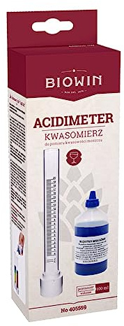 Acidometro - Kit analisi acidità - Vino Acidometro per la determinazione del Contenuto di acidità nel Vino